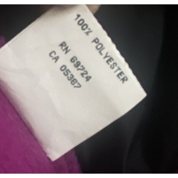 Vintage Columbia 90s Womens Large Fleece Purple Jacket Made in USA - Picture 8 of 8